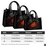 Personalized Fiery Dragon Eye Goth Handbag for Fantasy Enthusiasts