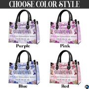 Matching zip wallet featuring coordinated purple roses and sunny yellow butterfly details.