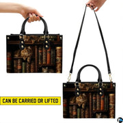 Personalized Halloween Leather Handbag – Custom Witch 3D Printing Effect Purses For Women – Spooky Gothic Shoulder Bag