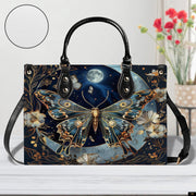 PREAUREUM "{split_values}" Personalized {collection_title} Leather Handbag