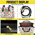 Spacious interior view of tote handbag showing lining and inner compartments