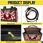 Product detail view displaying buckle hardware, shoulder strap, zipper closure, and interior compartment.