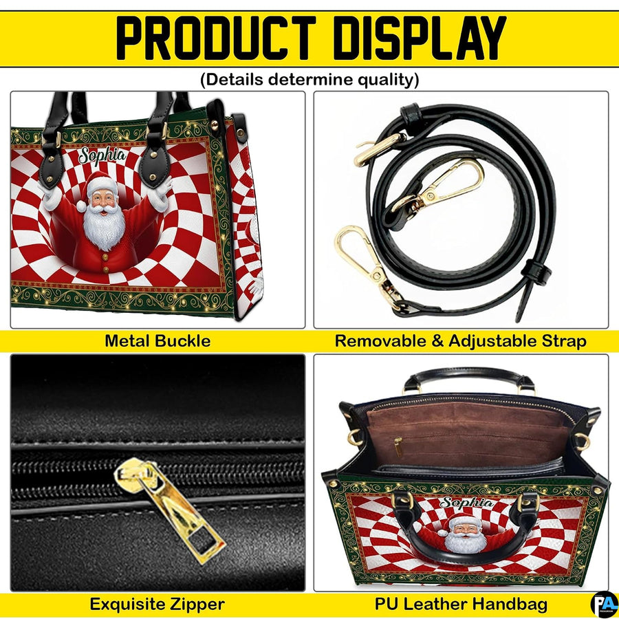 Product detail view displaying buckle hardware, shoulder strap, zipper closure, and interior compartment.