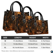 Personalized Witch Handbag with Purse, Custom Name Gothic Leather Bag Set for Women, Halloween Shoulder Bag, Witch Gift