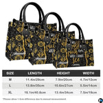 Personalized Glitter Scripture Crosses Handbag for Faith Gift