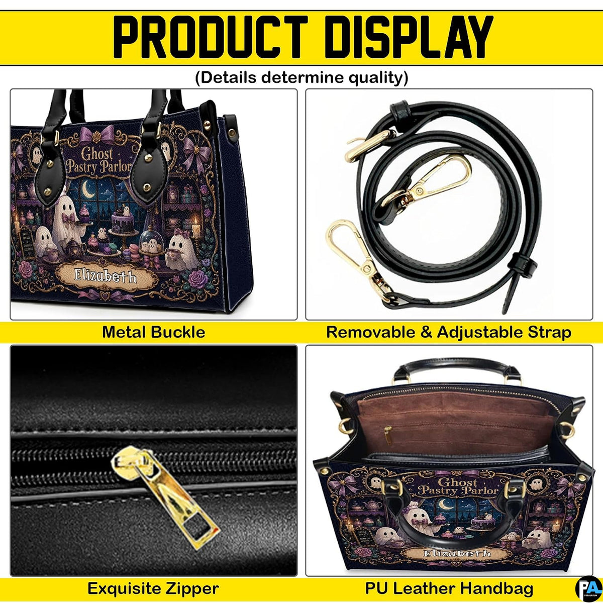 Outdoor lifestyle demonstration featuring the pastel goth art accessory held in daylight.