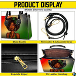 Green bow portrait handbag feature detail presentation
