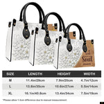 PREAUREUM "{split_values}" Personalized {collection_title} Leather Handbag