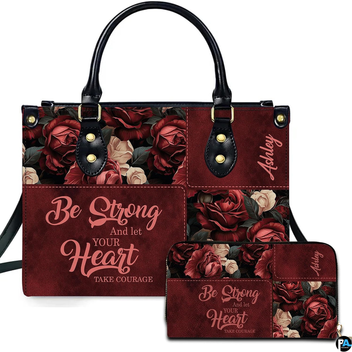 Personalized Christian Leather Handbag, Jesus Christian Tote Bag, Bible Purse, Religious Bags Gift for Mom, Women