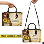 Personalized Christian Leather Handbag – Custom Purse Faith Gift for Mom, Grandma, Women Birthday or Christmas