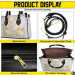Lifestyle scale display presenting the relative proportions of the dermatologist handbag when carried.