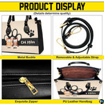 Spacious interior view of tote handbag showing lining and inner compartments