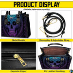 Four-panel showcase illustrating design details, hardware, and interior layout.