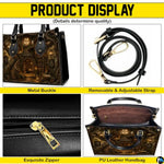 Bookstore Leather Bag, Book Purse for Book Lovers, Shoulder Bag