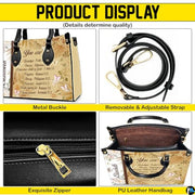 Personalized Christian Leather Handbag For Women, Bible Purse, Religious Bags Christian Gift For Women Her, Jesus Bag