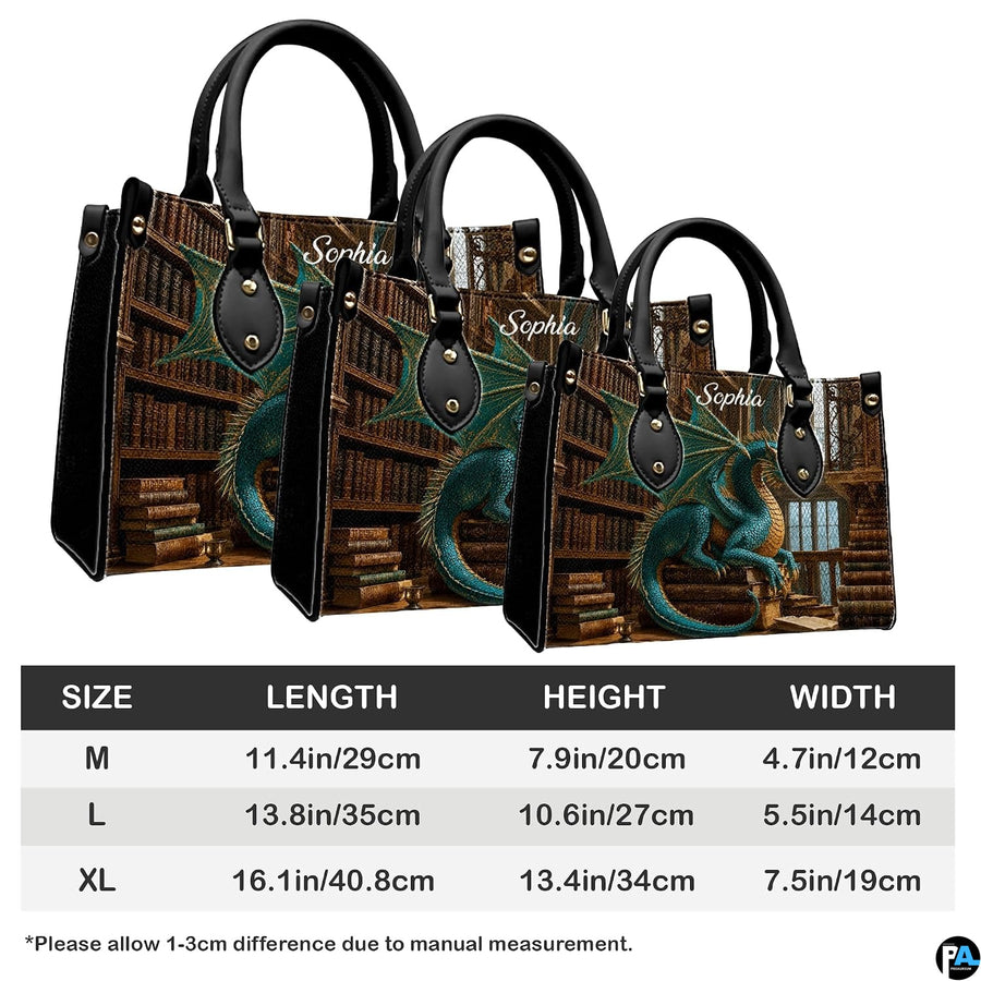 Lifestyle presentation of guardian dragon handbag and wallet set with styling accessories
