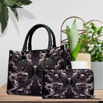 PREAUREUM "{split_values}" Personalized {collection_title} Leather Handbag