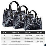 Personalized Dragon Leather Handbag, Fantasy Gothic Purse for Women, Mythical Shoulder Bag Gift for Dragon Lovers