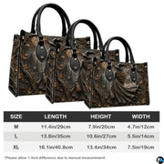 Personalized Witch Handbag with Purse, Custom Name Gothic Leather Bag Set for Women, Halloween Shoulder Bag, Witch Gift