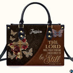 Personalized Christian Leather Handbag – Custom Purse Faith Gift for Mom, Grandma, Women Birthday or Christmas