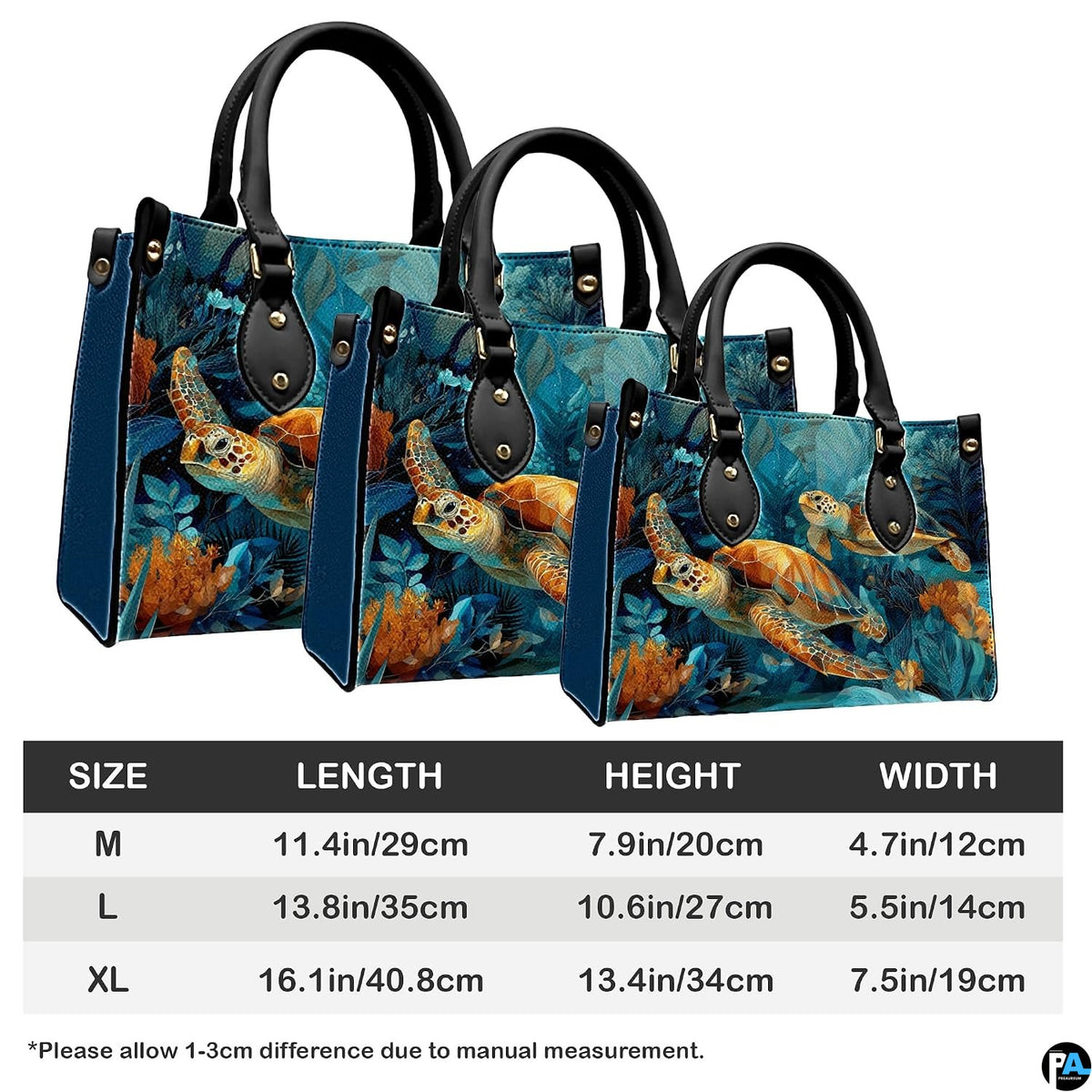 Handbag interior compartment organized for everyday essentials.