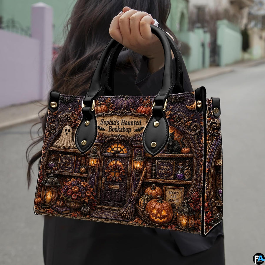Outdoor lifestyle demonstration featuring the witch apothecary art accessory held in daylight.