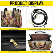 Custom Catholic Virgin Mary Leather Bag, Personalized Name Handbags and Purses for Christian Women Religious Bag Gifts