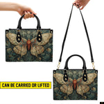 PREAUREUM "{split_values}" Personalized {collection_title} Leather Handbag