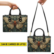 PREAUREUM "{split_values}" Personalized {collection_title} Leather Handbag