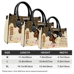 PREAUREUM "{split_values}" Personalized {collection_title} Leather Handbag