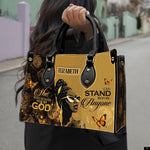 PREAUREUM "{split_values}" Personalized {collection_title} Leather Handbag