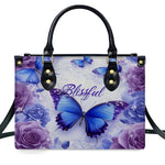PREAUREUM "{split_values}" Personalized {collection_title} Leather Handbag