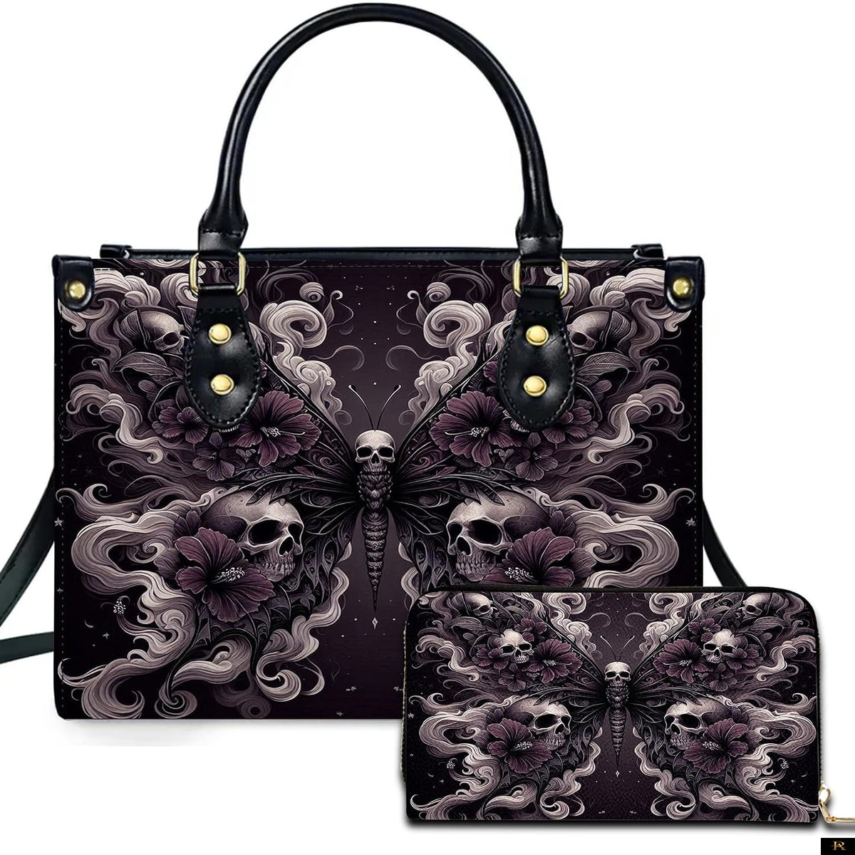 PREAUREUM "{split_values}" Personalized {collection_title} Leather Handbag