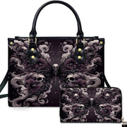 PREAUREUM "{split_values}" Personalized {collection_title} Leather Handbag
