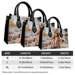 PREAUREUM "{split_values}" Personalized {collection_title} Leather Handbag