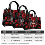 PREAUREUM "{split_values}" Personalized {collection_title} Leather Handbag