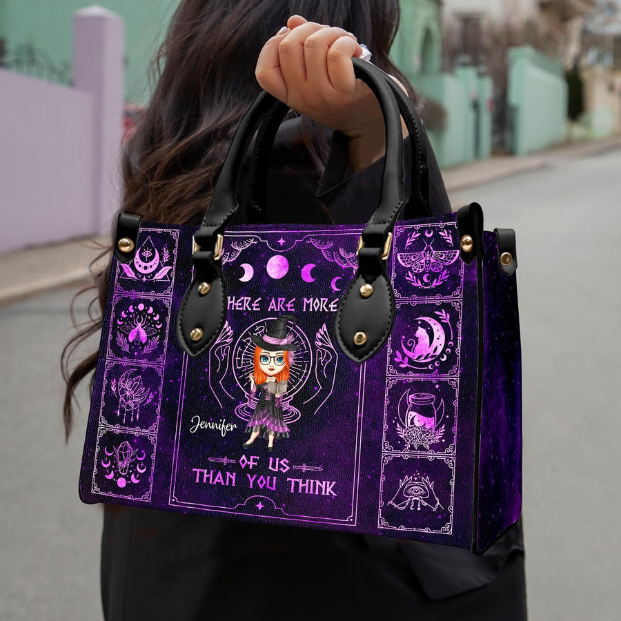 PREAUREUM "{split_values}" Personalized {collection_title} Leather Handbag