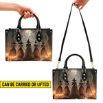 PREAUREUM "{split_values}" Personalized {collection_title} Leather Handbag