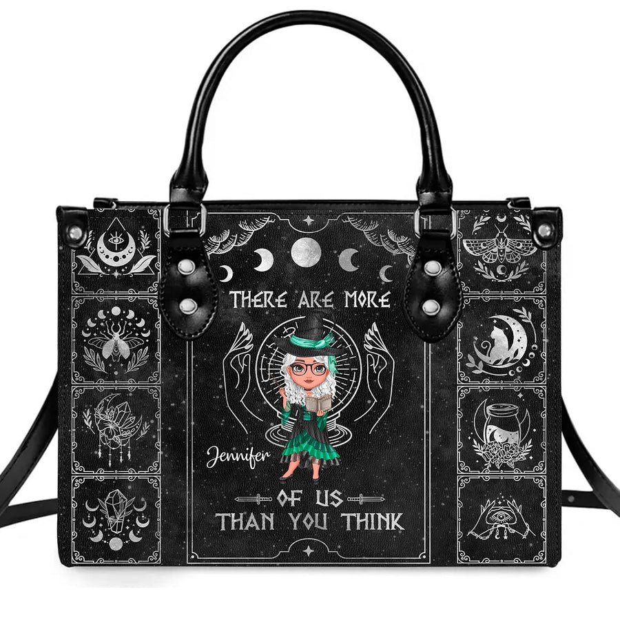 PREAUREUM "{split_values}" Personalized {collection_title} Leather Handbag