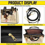 PREAUREUM "{split_values}" Personalized {collection_title} Leather Handbag