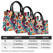 PREAUREUM "{split_values}" Personalized {collection_title} Leather Handbag