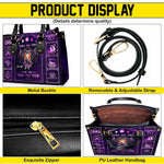 PREAUREUM "{split_values}" Personalized {collection_title} Leather Handbag