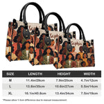 PREAUREUM "{split_values}" Personalized {collection_title} Leather Handbag