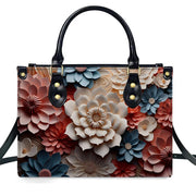 PREAUREUM "{split_values}" Personalized {collection_title} Leather Handbag