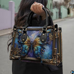 Personalized Steampunk Butterfly Ornate Frame Handbag