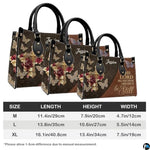 Personalized Christian Leather Handbag – Custom Purse Faith Gift for Mom, Grandma, Women Birthday or Christmas