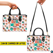 Detailed view of matching pastel paw print zippered wallet