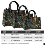 Handbag sizing chart comparing dimensions across Medium, Large, and Extra Large options