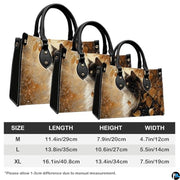 Black Cat Leather Bag – Vintage Cat Art Handbag, Stylish Animal-Themed Purse, Unique Gift for Cat Lovers