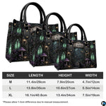 Graphic diagram displaying proportion layout of gothic cemetery art item.